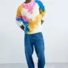 Tie-dye trui