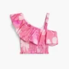 Top met bloemenprint en peplum