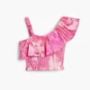 Top met bloemenprint en peplum