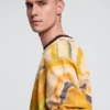 Trui met abstracte print