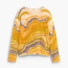Trui met abstracte print