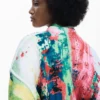 Trui met artistieke print