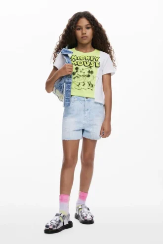 Tweekleurig Mickey en Minnie Mouse™ T-shirt