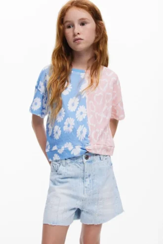 Tweekleurig T-shirt