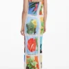 Tyler Mcgillivary Maxi-jurk met ansichtkaartprint
