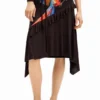 Tyler Mcgillivary Midi-rok met papegaaienprint