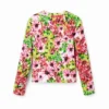 Veelkleurig T-shirt met bloemenprint