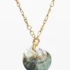 Vergulde hanger met parelmoer van Zalio