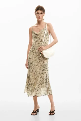 Wild midi-jurk