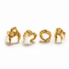 Zalio vergulde ring met de letter M