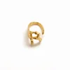Zalio vergulde ring met de letter R