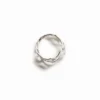 Zalio verzilverde ring met tekst