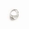 Zalio verzilverde ring met tekst