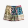 Zwembroek met patchprint
